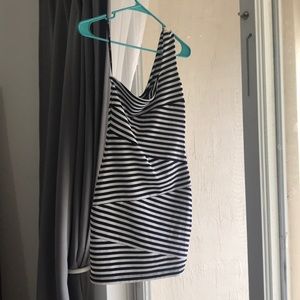 One shoulder mini dress